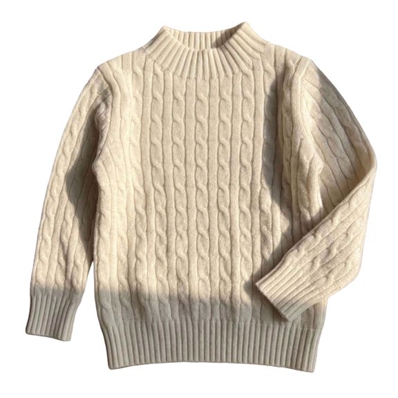 Mnyotv Kids Pullover Tops Boys Girl Fall Winter Base Layer Sweaters Unisex Long Sleeve Thermal Sweater Size 5-6 Years