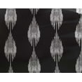 thumbnail image 4 of oneOone Georgette Viscose Fabric Stripe Ikat Printed Fabric 1 Yard 42 Inch Wide, 4 of 4