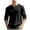 Black, variant on hotojiny Men's Sweatshirt Fall Solid Color Textured Henley Button Pullover Lightweight Long Sleeve Casual Golf Work Shirt