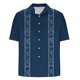 thumbnail image 3 of Mens Casual Botón Arriba Camisas Manga Corta Vintage Boliche Cuba Playa Camisas de Verano Botón Arriba, 3 of 5