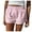 Pink, variant on BYHONG Women's Soft & Comfortable Solid Color Lounge Shorts - Cute and Cozy Pajama Pants for Relaxation Blue S