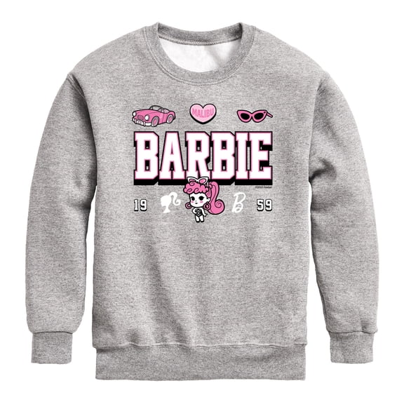 Barbie - Barbie Jersey - Youth Crew Fleece Sweatshirt