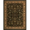 thumbnail image 3 of Unique Loom Sialk Hill Collection Area Rug - Washington (7' 10" x 10' Rectangle Green/Hunter Green) Floral Traditional Perfect For Living Room Bed Room Dining Room Office, 3 of 8
