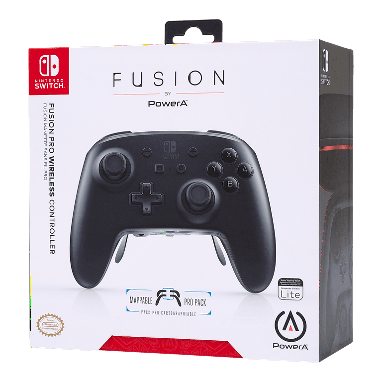 Power A Fusion Pro Wireless Controller for Nintendo Switch - White Black