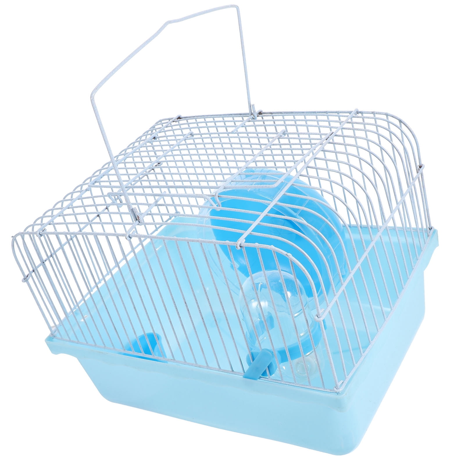 QIFULL Pet House Blue Hamster Cage Spacious Design with No Harm Materials for Small Pets