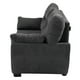 thumbnail image 3 of Sala 3-2 TRINITY Monza 2 Piezas (Sofá, Love Seat) Gris Carbón Para Sala, 3 of 7