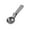 Silver1, variant on Stainless Steel Ice Scoop with Ergonomic Handle, Melon Baller and Fruit Dessert Server, Silver1, Steel, Multifunctional Kitchen Tool