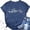 Blue, variant on Womens Graphic T Shirts Pickleball Shirt Funny Pickleball Graphic Pickleball Lover Gifts Soft Cotton Short Sleeve Tee Lady Tshirts Tops