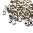 thumbnail image 4 of Graflsoa 100 PCS Silver Metal Cone Rivets, 7x10mm Punk Studs, High-Strength Bullet Head Screw Base, Durable Anti-Rust Alloy Fasteners, 4 of 6