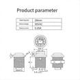 thumbnail image 5 of 1PCS Illuminated Led Push Button 28mm Nut White, 5 of 5
