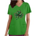 thumbnail image 2 of St Patricks Day Clothes for Women, Lace Tops For Women Dressy Womens Graphic T Shirts Spring Clothes For Women 2025 Oversize Shirt Women Ladies White Blouse Plus Size Womens Blouses, 2 of 4