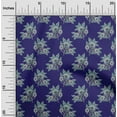 thumbnail image 1 of oneOone Viscose Chiffon Fabric Leaves & Floral Block Print Sewing Fabric BTY 42 Inch Wide, 1 of 4