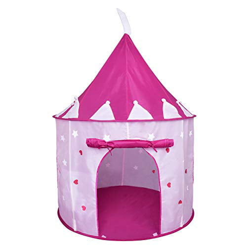 Princess Castle Play Tent Boy Girl Prince House Indoor Outdoor Foldable Tent 