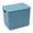 Blue XL, variant on Blue S Small Blue Folding Storage Container For Compact Organization Of Sundries And Small Items Portable Design With Removable Lid Easy To Clean And Maintain