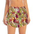 thumbnail image 2 of Fotbe Bright Mushrooms Womens High Waist Running Shorts Athletic Workout Quick Dry Shorts for Women with Pockets Gym Yoga Summer Shorts-X-Large, 2 of 9