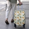 thumbnail image 3 of Leaf Orange Flower Corn Sunflower Pattern Luggage Cover Fashion Suitcase Cover Baggage Covers Fit 25-28 Inch Luggage (Go Travel), 3 of 5