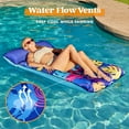 thumbnail image 6 of Joyfy Inflatable Pool Floats Lounge for Adults- XL Pool Mat Floaties for Adults, Ultra Comfort Water Floating Lounger with Headrest for Beach Lake Swimming Pool Sun Tanning Float Raft (72"X34"), 6 of 8