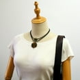 thumbnail image 5 of Collier Pendentif en Bois Marron pour Femmes, 5 of 5
