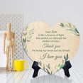 thumbnail image 3 of Your Love Is Like A Beacon Of Light That Guides Me Through The Darkest Of Days. Thank you for being my mom and my friend. I love you. Heart Shape Table Sign (6" x 5"), 3 of 5