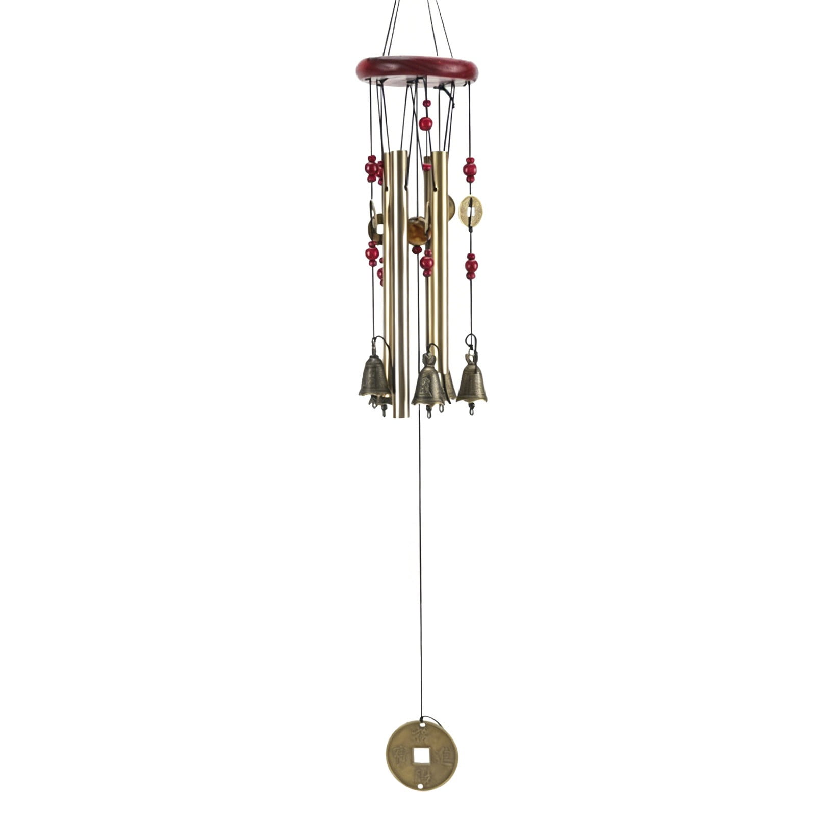 Vintage Metal Wind Chime with Bells for Indoor and Outdoor Decor Decorative Wind Chime for Patio and Garden Calming Melodic Chime Unique Gift Idea