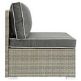 thumbnail image 3 of Modway Repose Patio Side Chair in Light Gray and Charcoal, 3 of 4