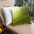 thumbnail image 1 of Ahgly Company Color Focus Green Outdoor Throw Pillow, 18 inch by 18 inch, 1 of 6