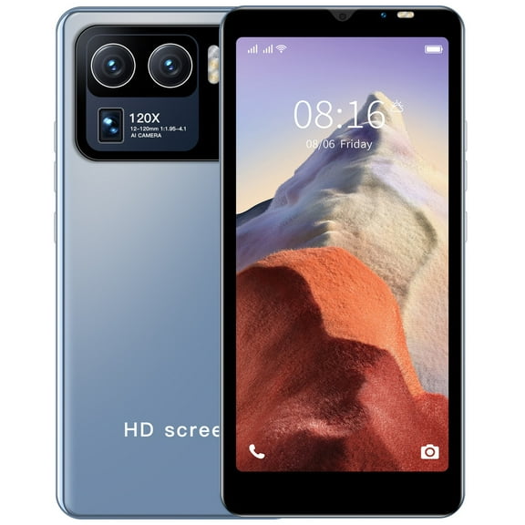 FYTPOV Android Phone, 5.45 Inch Smartphone SIM Android Gaming HD Camera WIFI Portable Mobile Phone, Cell Phones Unlocked