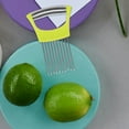 thumbnail image 2 of Viveous 2pcs Food Slicing Helper Stainless Steel Onion Holder Kitchen Gadget Onion Slicer Holder Onion Slicer Cutting Holder Lemon Onion Slicer, 2 of 10