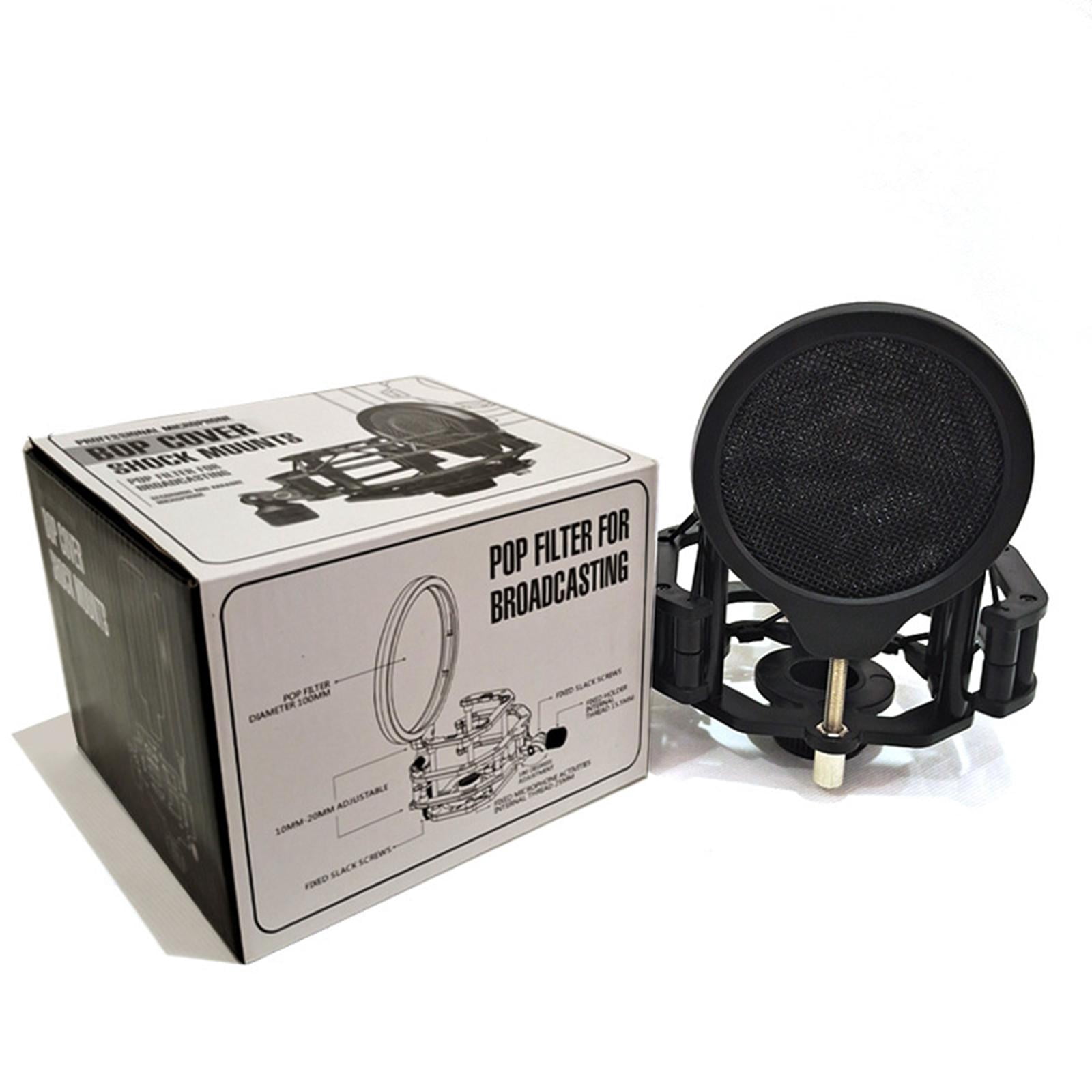 LeeQinersw Anti-vibration Microphone Support for Anti-vibration Microphone with Anti-screen
