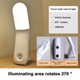 thumbnail image 4 of LED Night Light Touch Control Cabinet Light Stepless Dimming Wardrobe Light 270° Rotatable Reading Light with Hook Stand Strong Magnetic Adsorption, 4 of 9