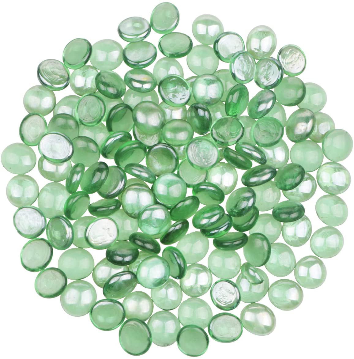 1 lb bag Vase Filler Beads Home-X Decorative Glass Beads Flat Bottom