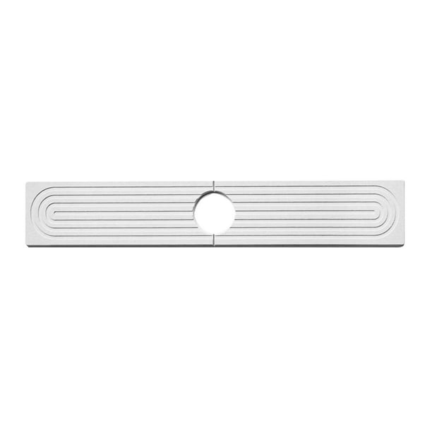 Monstrate La estera absorbente de lodo de diatomeas absorbe rápidamente el agua de la seca para que todo se pueda mantener seco. Es Cocina y Comedor blanco 60*10cm