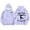 Z1-Purple581, variant on Women's Pullover Hoodies Gymnast Silhouette Double Side Graphic Print Drawstring Sweatshirts With Kangaroo Pocket Regular Fit Sport Clothes