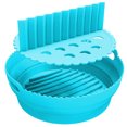 thumbnail image 4 of YAOMOBB Heat Resistant Fryer Mat Non Stick Silicone Fryer Pot High Temperature Resistant and Foldable with Handle for Even Heat Distribution, 4 of 7