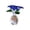 Blue, variant on SUYOLL Ornaments Creative Gift Pineapple Flower Decoration Living Room Decoration Home Decoration Bedroom Decoration Figurine
