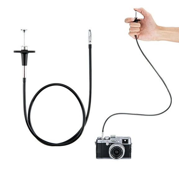 JJC TCR-70BK Black 70cm Premier Threaded Mechanical Cable Release