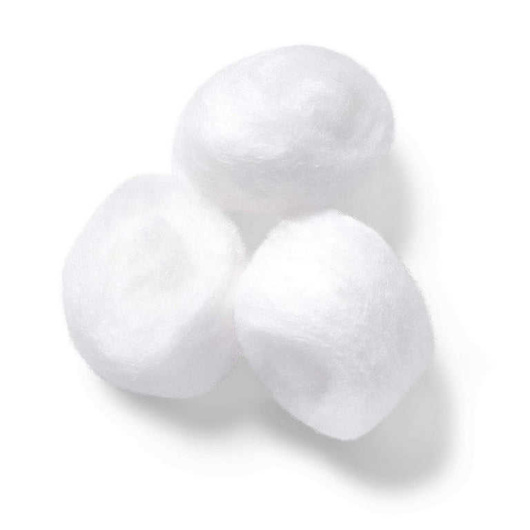 DecorRack 1200 Mini Cotton Balls, 100% Natural Cotton, Value Pack (1200  Count)