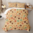 thumbnail image 2 of Erosebridal Kawaii Animal Bed Spread Queen for Boys Girls, Cat Kitten Queen Coverlet Set, 3pcs, 2 of 7