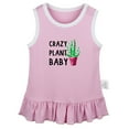 thumbnail image 1 of Crazy Plant Baby Funny Dresses For Baby, Newborn Babies Skirts, Infant Princess Dress, 0-24M Kids Graphic Clothes (Pink Sleeveless Dresses, 12-18 Months), 1 of 4