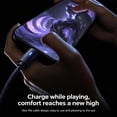 thumbnail image 3 of Right Angle USB C Cable 100W Fast Charging,Flat Braided 2-in-1 Type-C Cord with LED Indicator for Phone,1m, 3 of 10