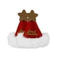 thumbnail image 2 of Christmas Hat Tree Topper, Festive Christmas Tree Decoration, Santa Hat Tree Topper for Holiday Season,Red, 2 of 6