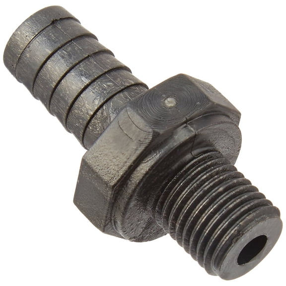 Drain Plug Adapter, 1/4" Male Pipe Thread x 3/8" Barb