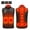 1#-Black, variant on Men's Women's Lightweight Heated Vest with 3 Levels 9 Heating Zones, Christmas Fashion Printed Full Zip Quilted Electric Heating Vests