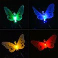 thumbnail image 3 of Guirnaldas de luces solares LED multicolor de 12 piezas con mariposas, impermeables, iluminación exterior, para jardín, patio o césped, luces decorativas para fiestas [Clase de eficiencia energética A, 3 of 5
