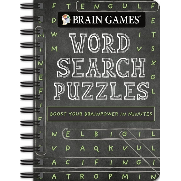 Brain Games - To Go Brain Games - To Go - Word Search Puzzles (Chalkboard), (Spiral-Bound)