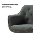 thumbnail image 4 of HULALA HOME Galera Swivel Task Chair with Height Adjustable by  GREY, 4 of 7