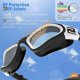 thumbnail image 2 of Adult swimming goggles for men and women, anti-fog and anti-ultraviolet, waterproof, for adults, unisex, youth, 2 of 4