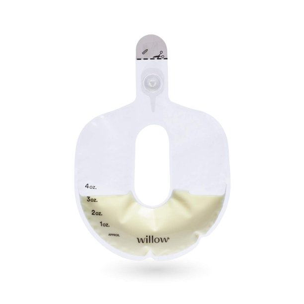 Willow Pump SpillProof Breast Milk Bags, 48 Count, 4 oz. Self