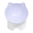 thumbnail image 2 of 15 degree Tilted Elevated Cat Bowls Feeding Station with Stand Non Raised Dish Water Food Bowls for Indoor Cats, Small Medium Large Dog, Bowl, 2 of 7