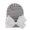 Light Gray, variant on Aihuaihua Newborn Baby Hospital Hat Bow Knot Soft Stretchy for Infant Boys Girls
